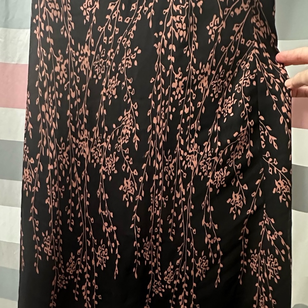 Studio M Pink Midi A-Line Skirt Cocktail